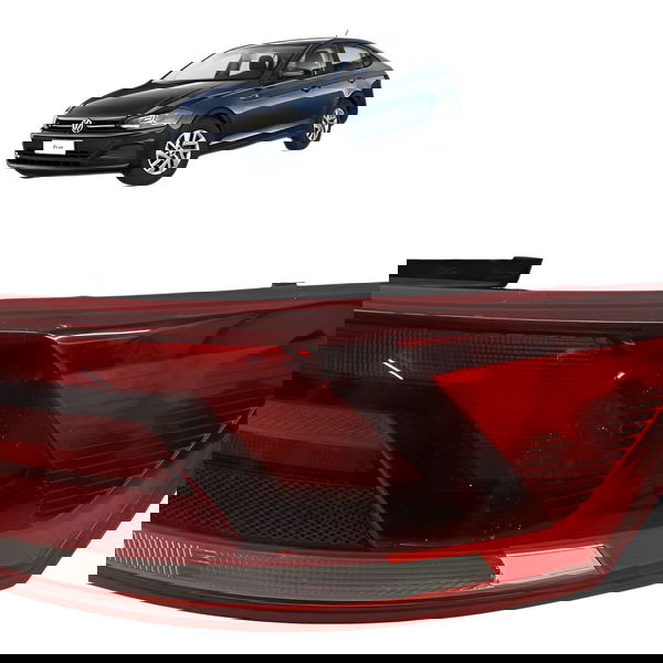 Lanterna Traseira Direita Volkswagen Virtus Msi 2019 Detalhe