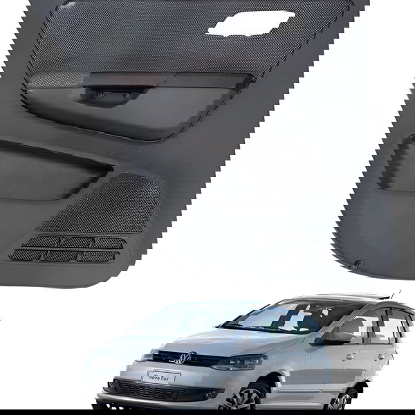 Forro Porta Traseira Esquerda Volkswagen Fox 2011 2012 2013 Preto