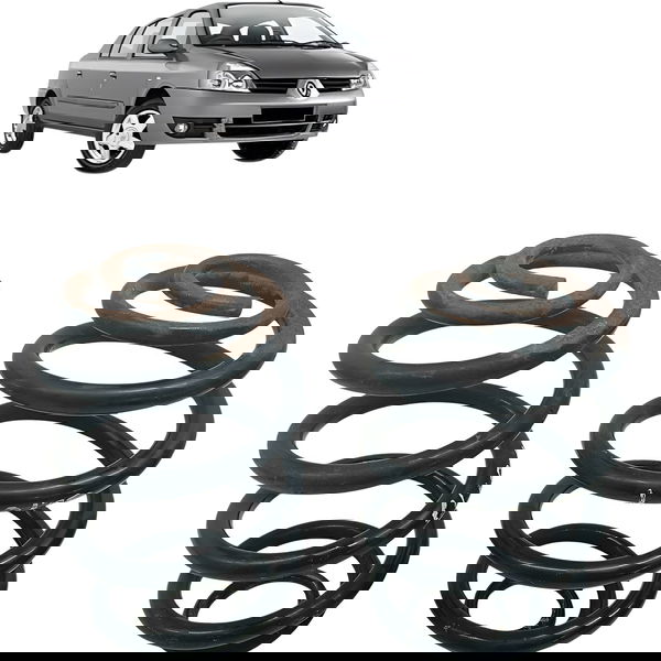 Par Molas Traseiras Renault Clio Sedan 1.0 2008