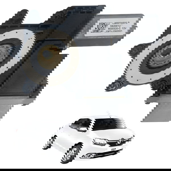 Motor Maquina Vidro Dianteiro Esquerdo Renault Logan 2017