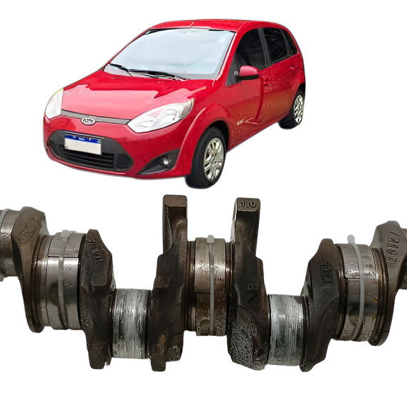 Virabrequim Motor Ford Fiesta 1.0 8v Std 2011 2012 2013 2014