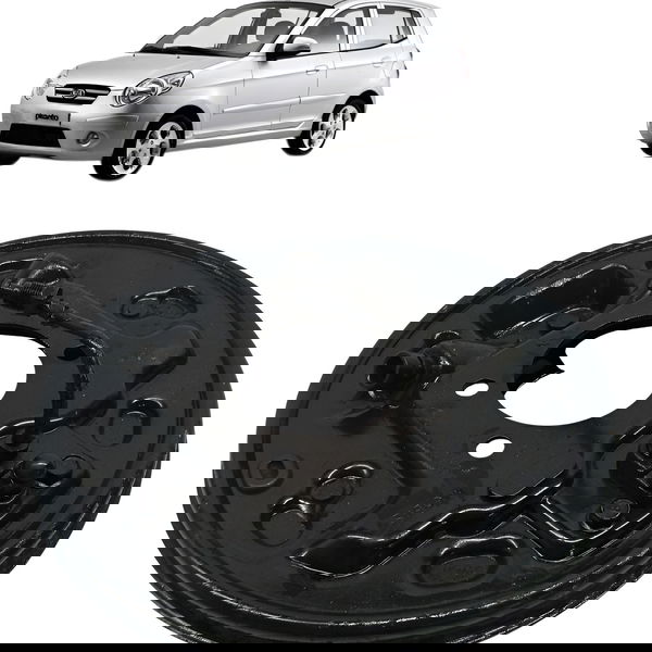 Sapata Espelho Freio Traseiro Esquerdo Kia Picanto 2008 2009