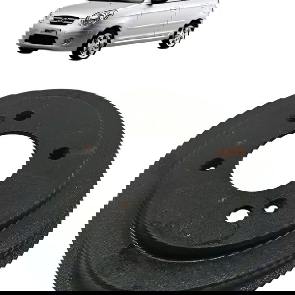 Panela Tambor Freio Kia Picanto 1.0 Flex  2007 2008 2009