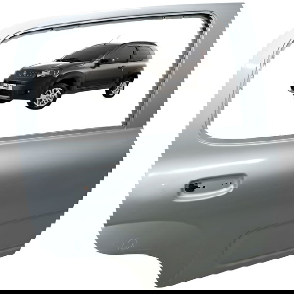 Porta Traseira Direita Fiat Uno Way 1.0 4p 2011 2012 Detalhe