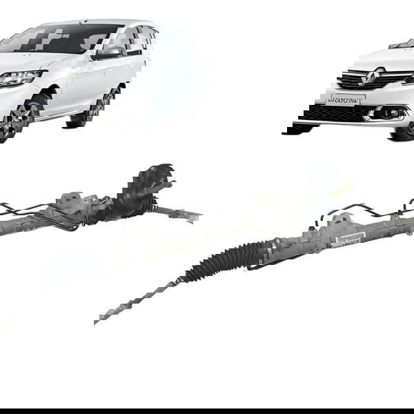 Caixa Direção Hidráulica Renault Logan Sandero 1.0 2016 2017