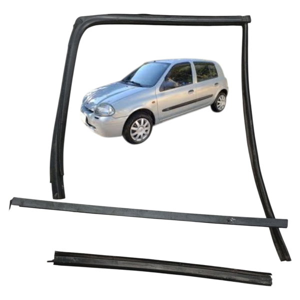 Kit Pestana Canaleta Traseira Esquerda Renault Clio 1.0 2002
