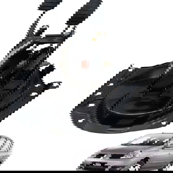 Pedaleira Pedal Freio Embreagem Renault Clio 1.0 2001 2002