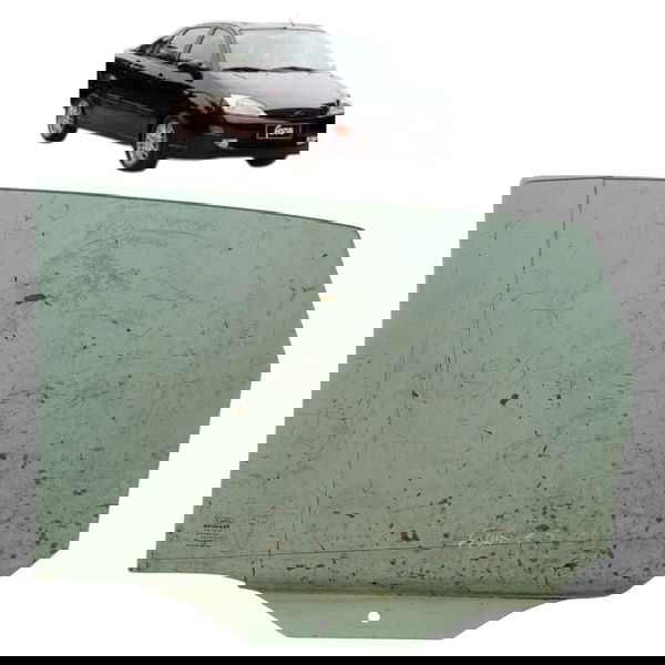 Vidro Porta Traseira Esquerda Ford Focus 2.0 Glx 2001 2002