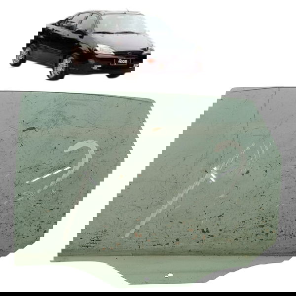 Vidro Porta Traseira Esquerda Ford Focus 2.0 Glx 2001 2002