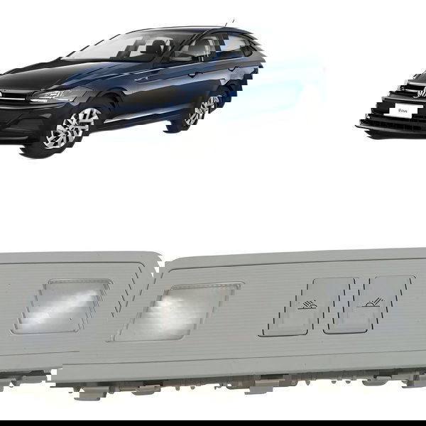 Luz Cortesia Teto Traseiro Volkswagen Virtus 1.6 2019 2020