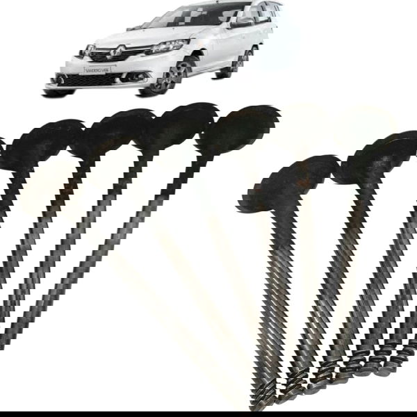 Kit Valvula Escape Renault Sandero 1.0 12v 3cc 2017 2018