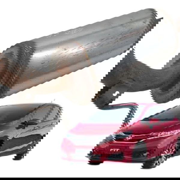 Escapamento Silencioso Honda Fit 2015 2016 2017 2018 2019
