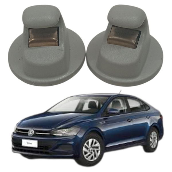 Par Suporte Quebra Sol Volkswagen Virtus Polo 2018 2019 2020