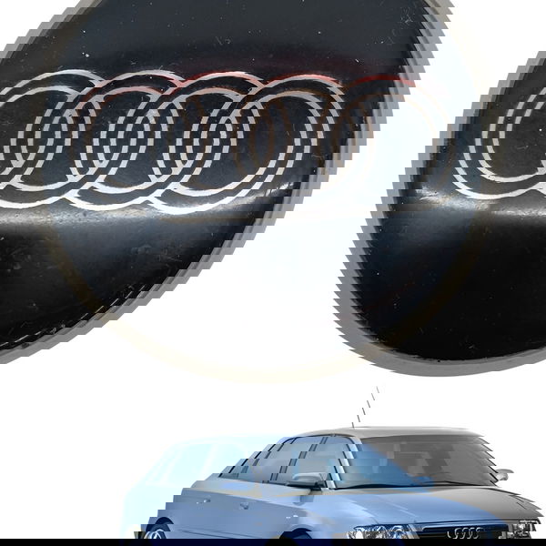 Tampa Central Calota Roda Audi A3 Preto 1999 2001 2002 2003