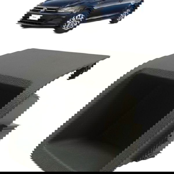 Moldura Porta Objetos Central Volkswagen Virtus Polo 2019