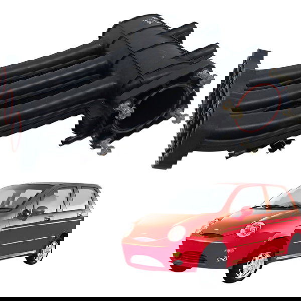 Coletor Admissão Chery Qq 1.0 3cc 2013 2014 2015 2016 2017