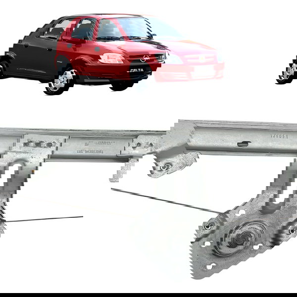 Maquina Vidro Manual Traseiro Direito Chevrolet Celta 2005