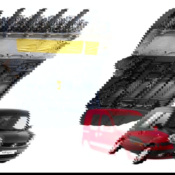 Motor Parcial Renault Clio Kangoo D4d 1.0 16v Gasolina