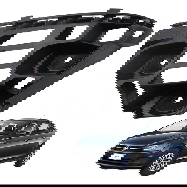 Guia Parachoque Traseiro Direita Volkswagen Virtus 2019