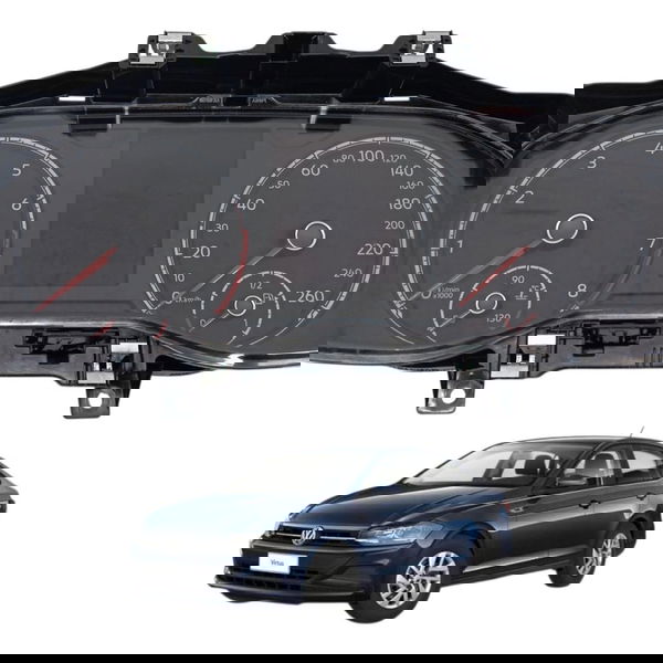 Painel Instrumentos Volkswagen Virtus 1.6 2019 Detalhe