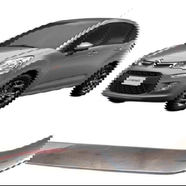 Friso Teto Cromado Citroen C3 2014 2015 2016 2017 Detalhe