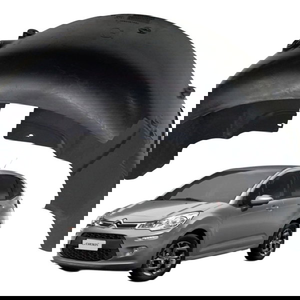 Parabarro Traseiro Esquerdo Citroen C3 1.6 2014 2015 2016