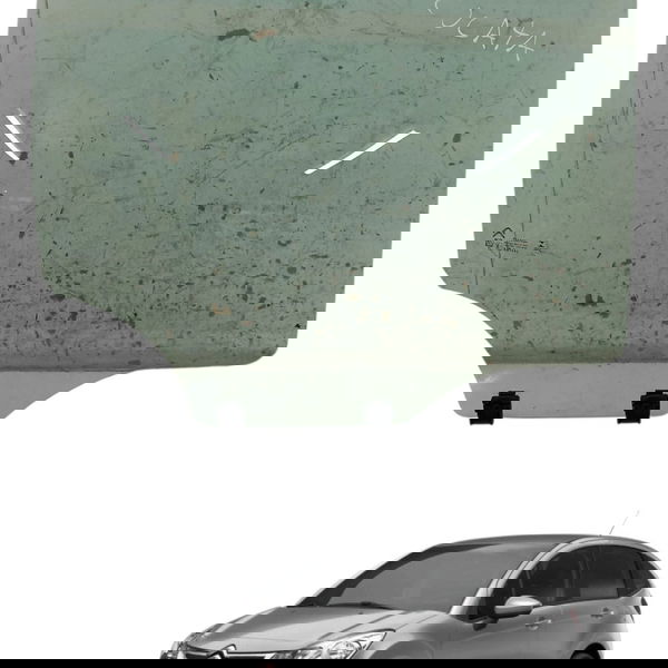 Vidro Porta Traseira Direito Citroen C3 2014 2015 2016 2017