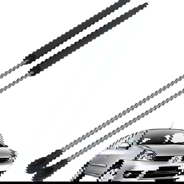 Par Amortecedor Tampa Traseira Renault Clio 2007 S/trava