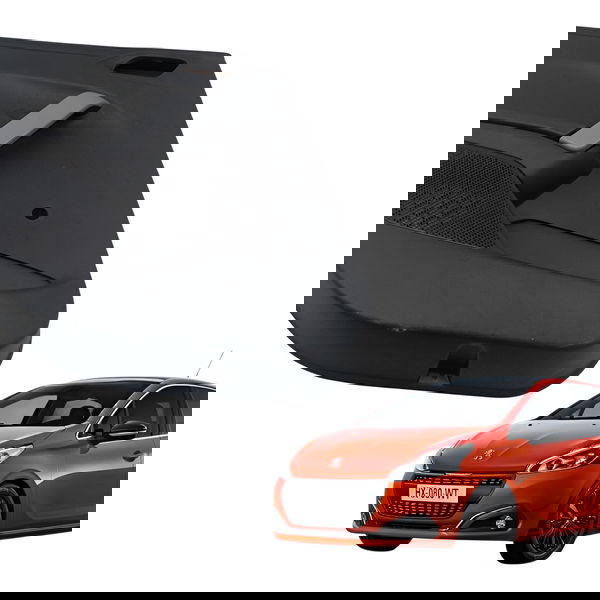 Forro Porta Traseiro Esquerdo Peugeot 208 Allure 2014 2015