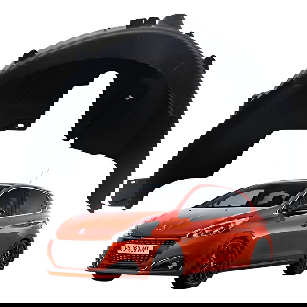 Parabarro Traseiro Direito Peugeot 208 2.5 2013 2014 2015