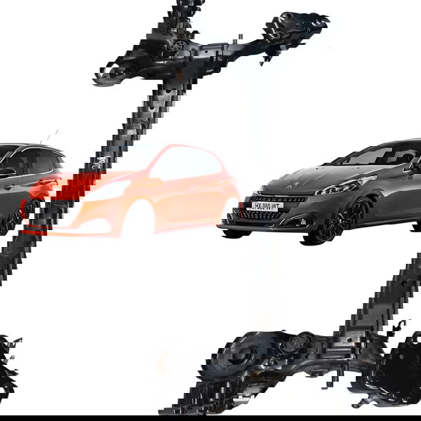 Eixo Traseiro Peugeot 208 1.5 Allure 2012 2013 2014