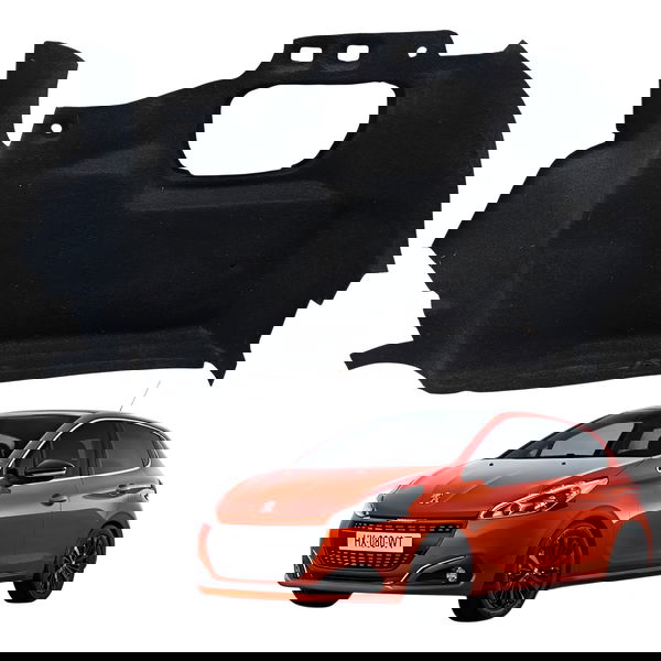 Forro Direito Porta Malas Peugeot 208 Allure 2015