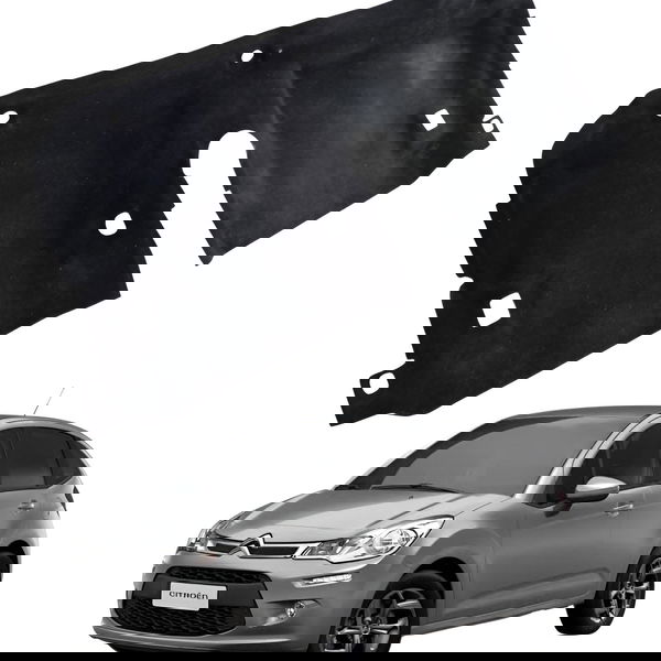 Carpete Assoalho Traseiro Citroen C3 Tendance 2016 2017 2018