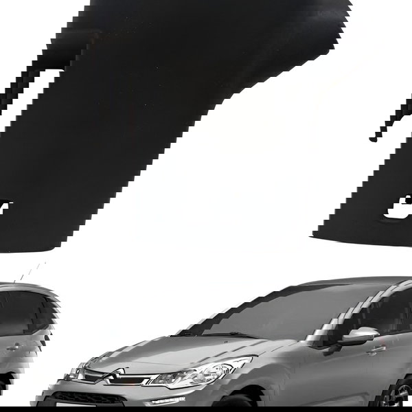 Moldura Inferior Coluna Direção Citroen C3 2015 2016 2017