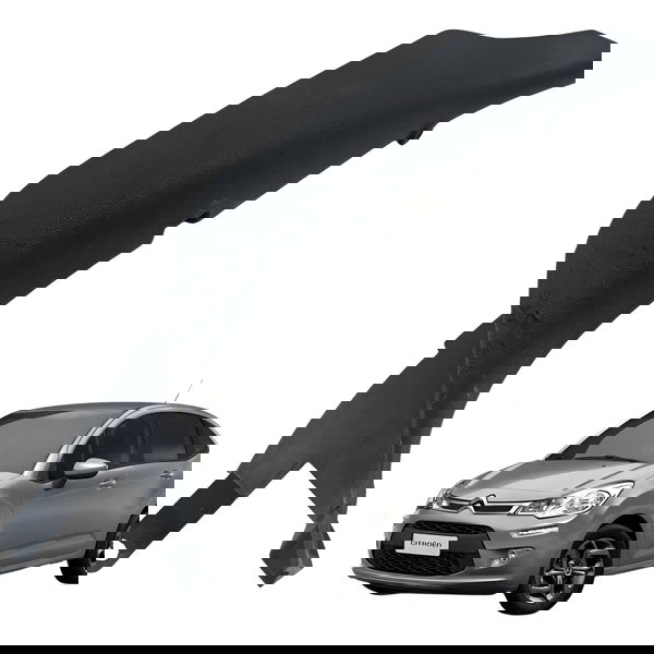 Moldura Acabamento Esquerdo Tampa Traseira Citroen C3 2013