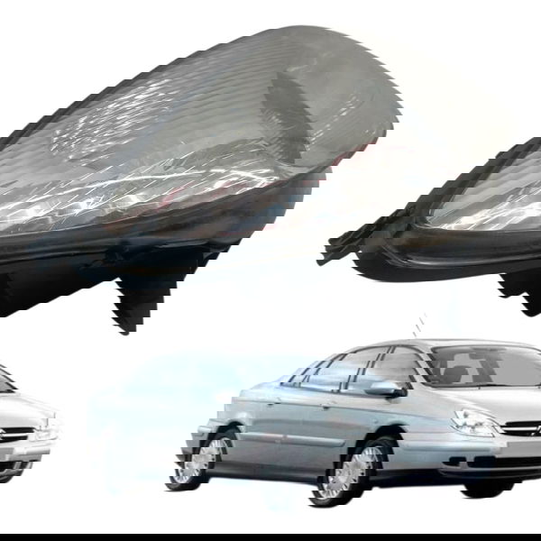 Farol Dinteiro Direito Citroen C5 2.0 2004 2005 2006 Detalhe