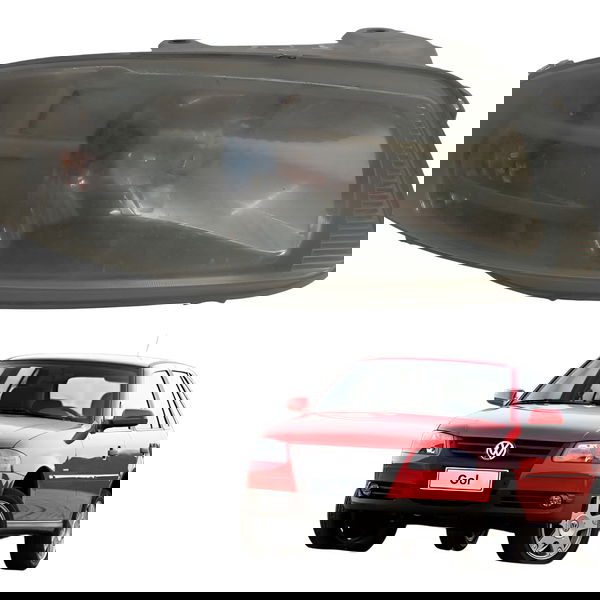 Farol Dianteiro Direito Volkswagen Gol 2008 2009 Detalhes