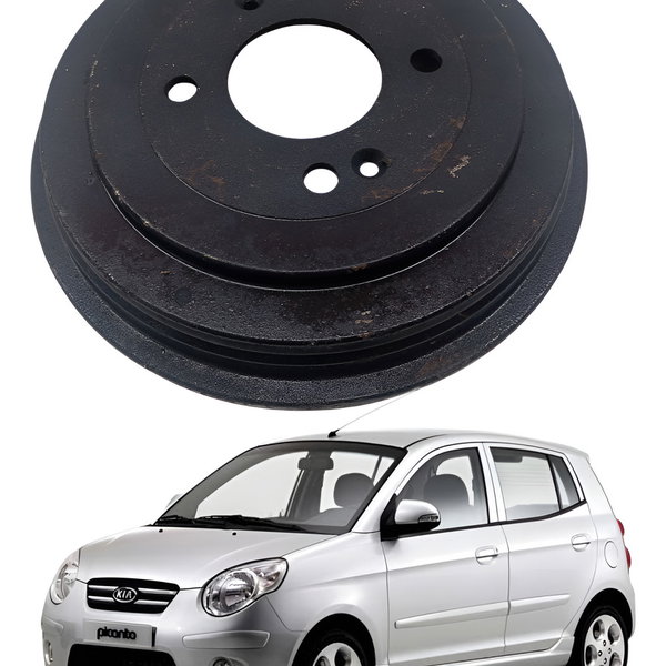 Panela Tambor Freio Traseiro Kia Picanto 1.0 2007 2008 2009