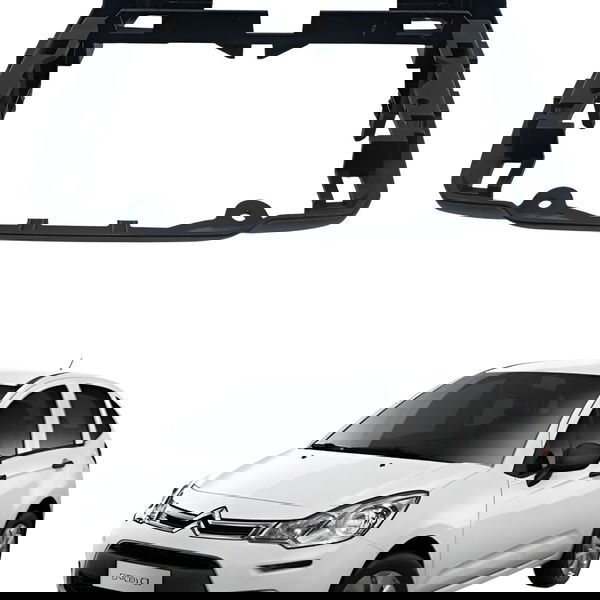 Moldura Central Painel Citroen C3 1.5 2014 2015 2016 2017