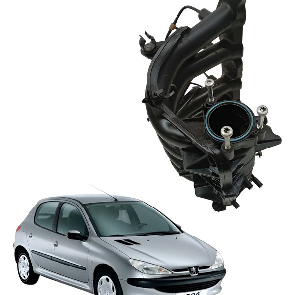 Coletor Admissão Peugeot 206 207 C3 1.4 2005 2006 2007 2008