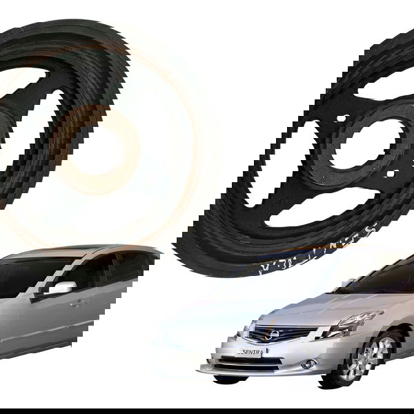 Polia Virabrequim Nissan Sentra Renault Fluence 2.0 2012