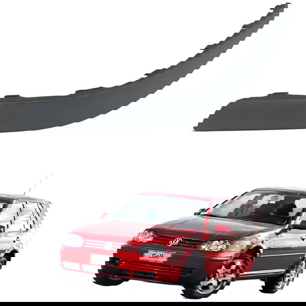 Moldura Parachoque Traseiro Direito Volkswagen Golf 2005