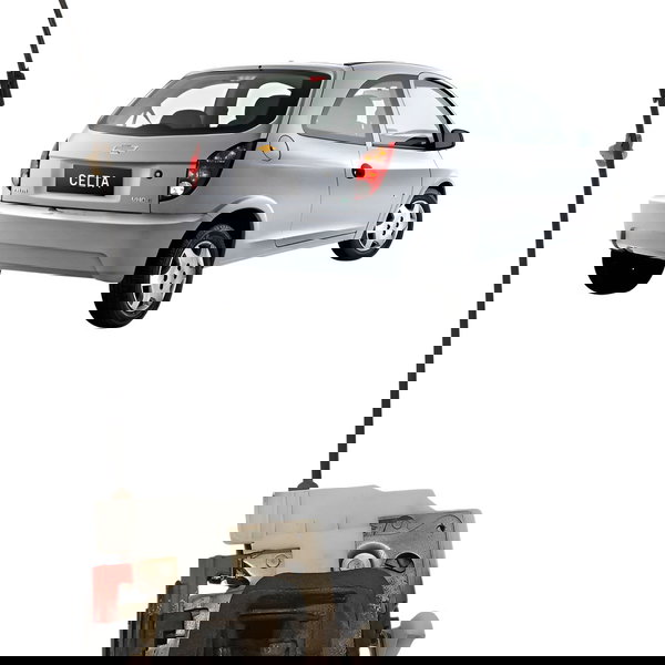 Fechadura Porta Traseira Direita Chevrolet Celta 2005 2006