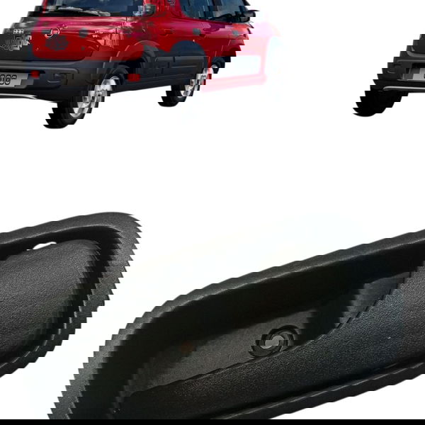 Maçaneta Interna Direita Fiat Uno 1.0 2011 2012 2013 Detalhe
