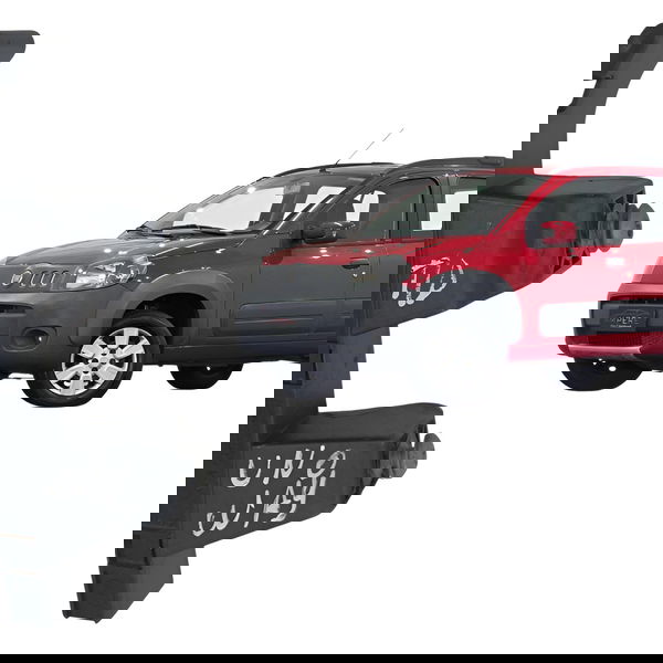 Suporte Guia Vidro Traseiro Direito Fiat Uno Way 2011 2012