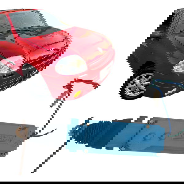 Atuador Porta Traseira Esquerda Renault Clio 2002 Detalhe