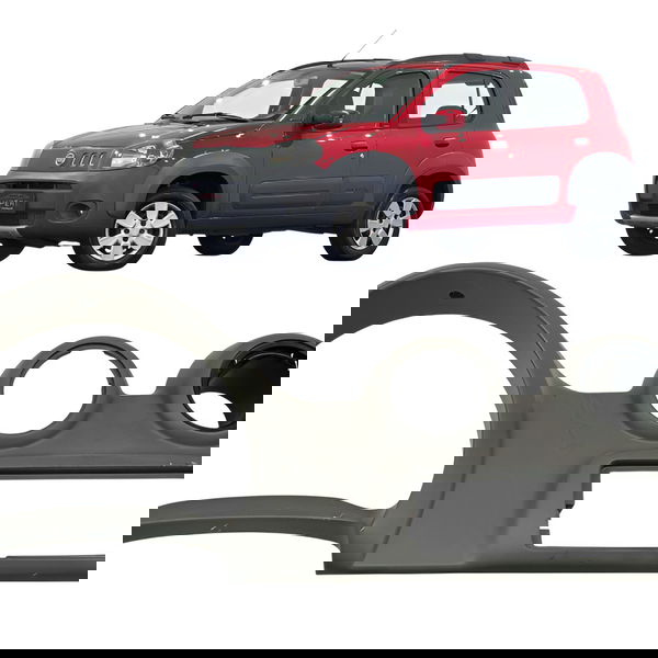 Moldura Painel Velocimetro Uno Way 1.0 2011 2012 Detalhe