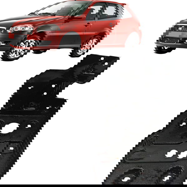 Moldura Base Suporte Bateria Fiat Palio Uno Vivace 2010 2011