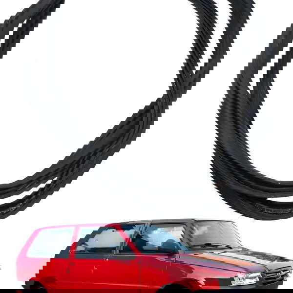 Borracha Vedação Tampa Porta Malas Fiat Uno 2011 2012 2013