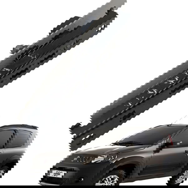 Trilho Regulagem Altura Cinto Direito Fiat Uno Way 2011 2012